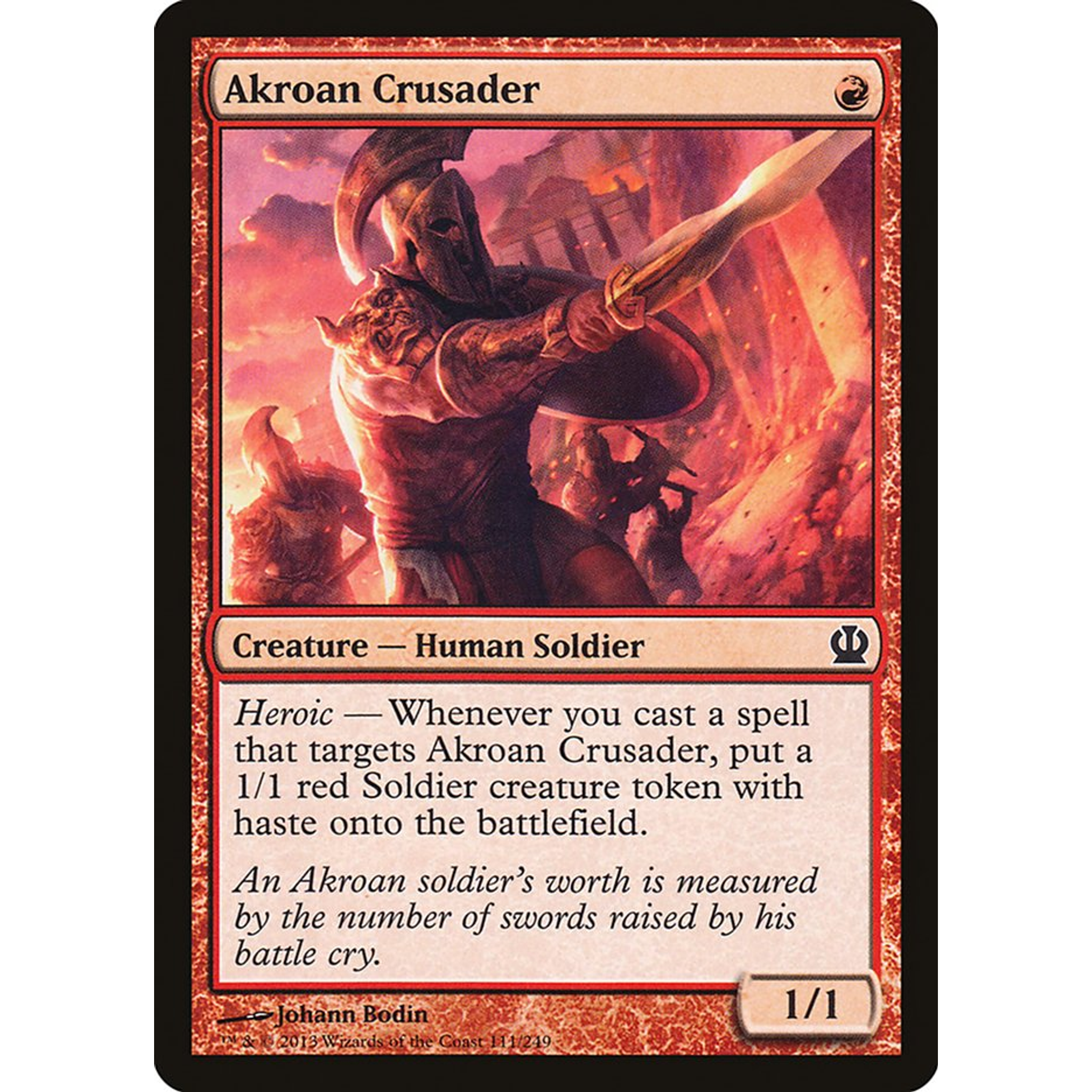 Akroan Crusader (THS 111) — Moore Collectables UK