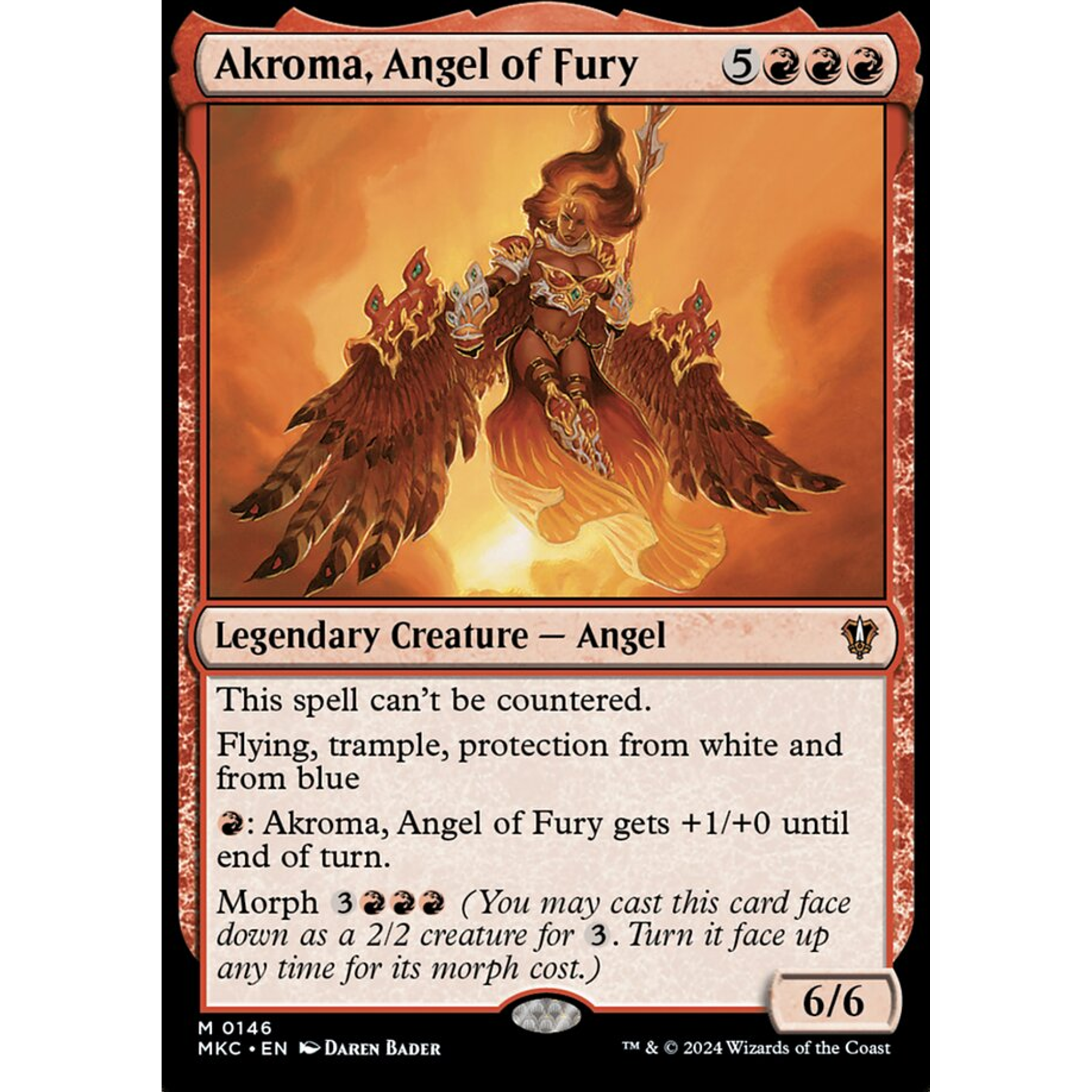 Akroma, Angel of Fury (MKC 146) — Moore Collectables UK