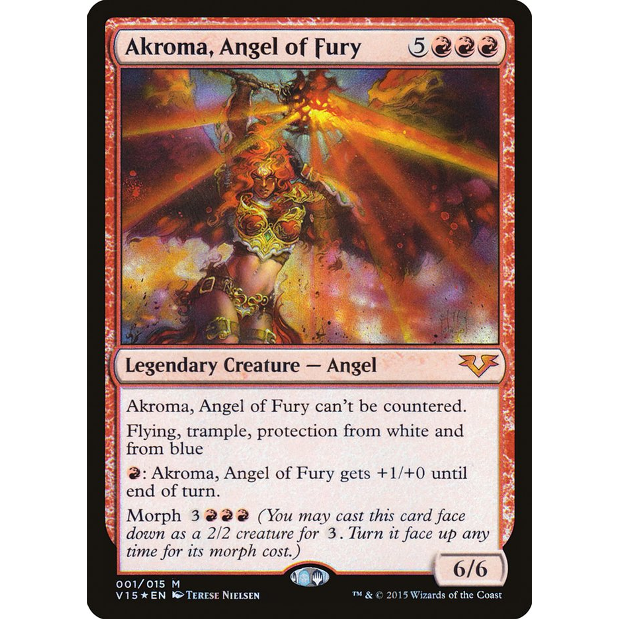 Akroma, Angel of Fury (V15 1) — Moore Collectables UK