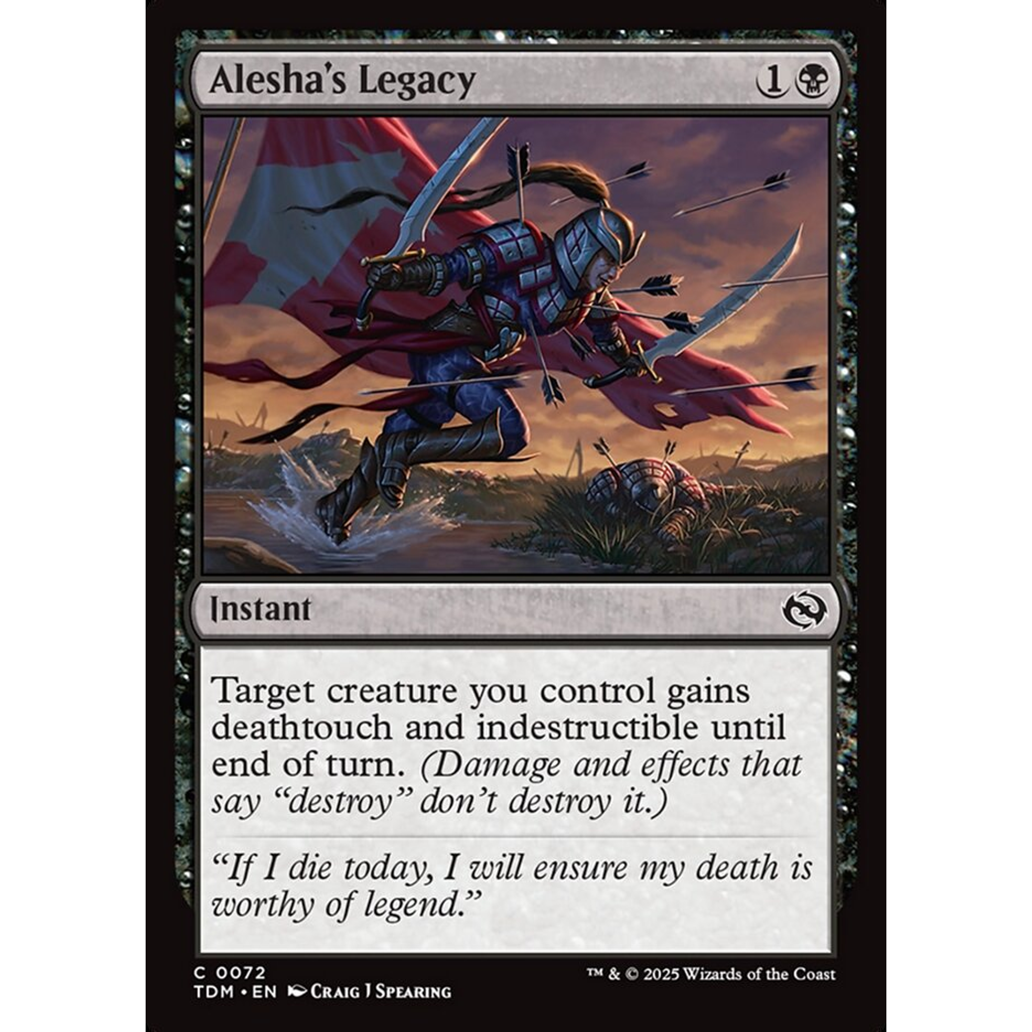 Alesha's Legacy (TDM 72) — Moore Collectables UK
