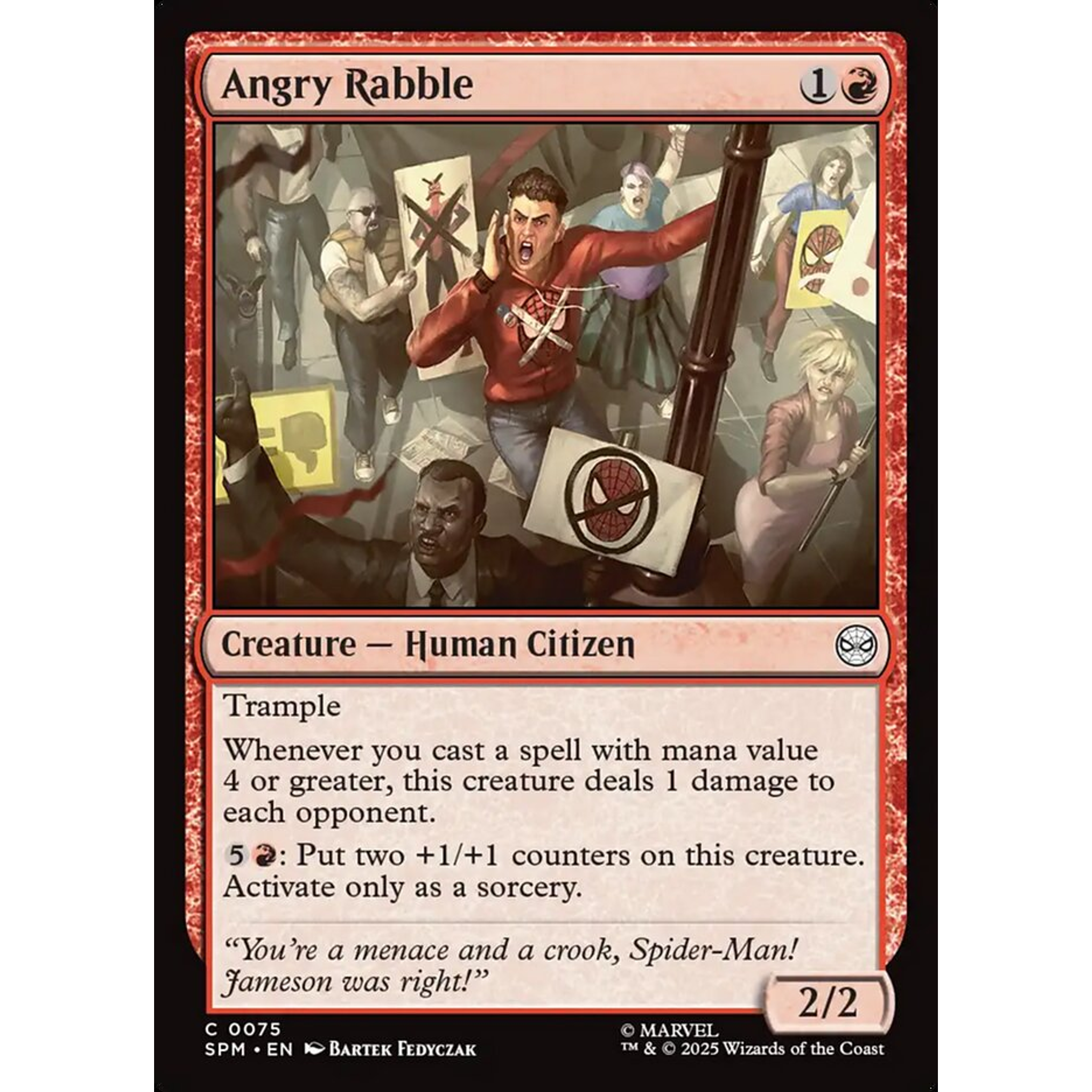 Angry Rabble (SPM 75) — Moore Collectables UK
