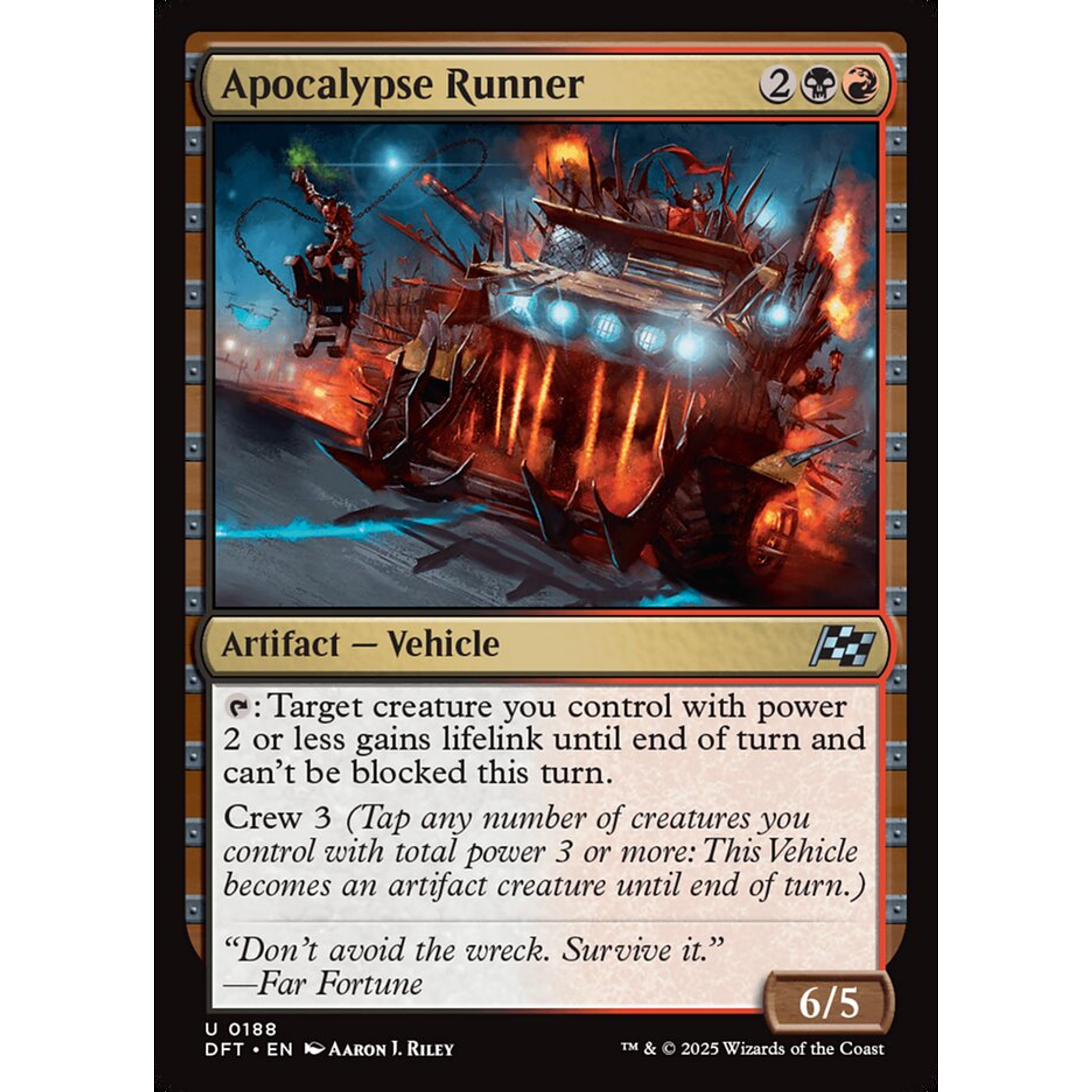 Apocalypse Runner (DFT 188) — Moore Collectables UK