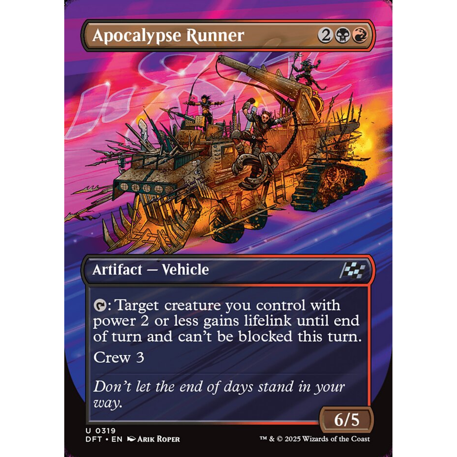 Apocalypse Runner (DFT 319) — Moore Collectables UK