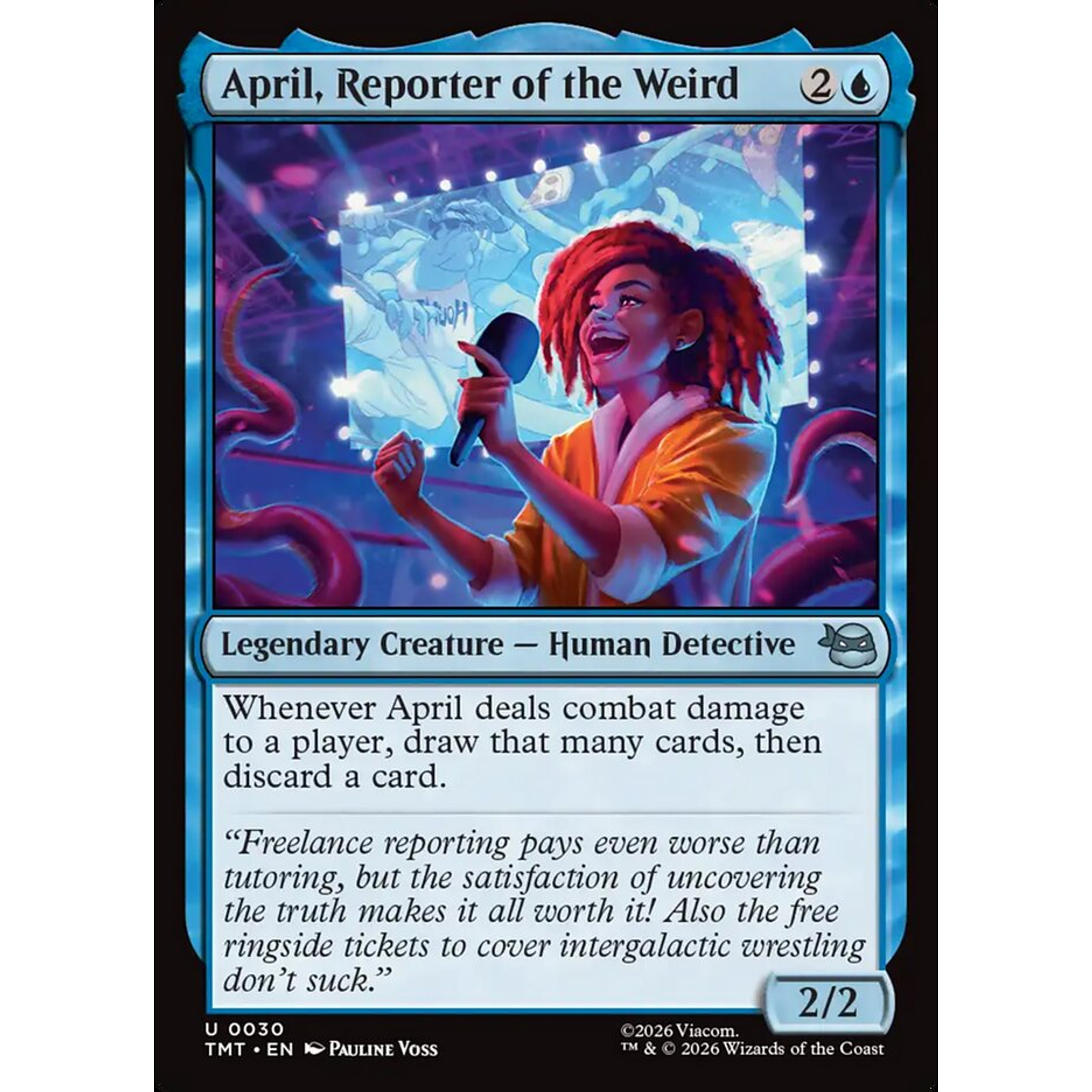 April, Reporter of the Weird (TMT 30) — Moore Collectables UK
