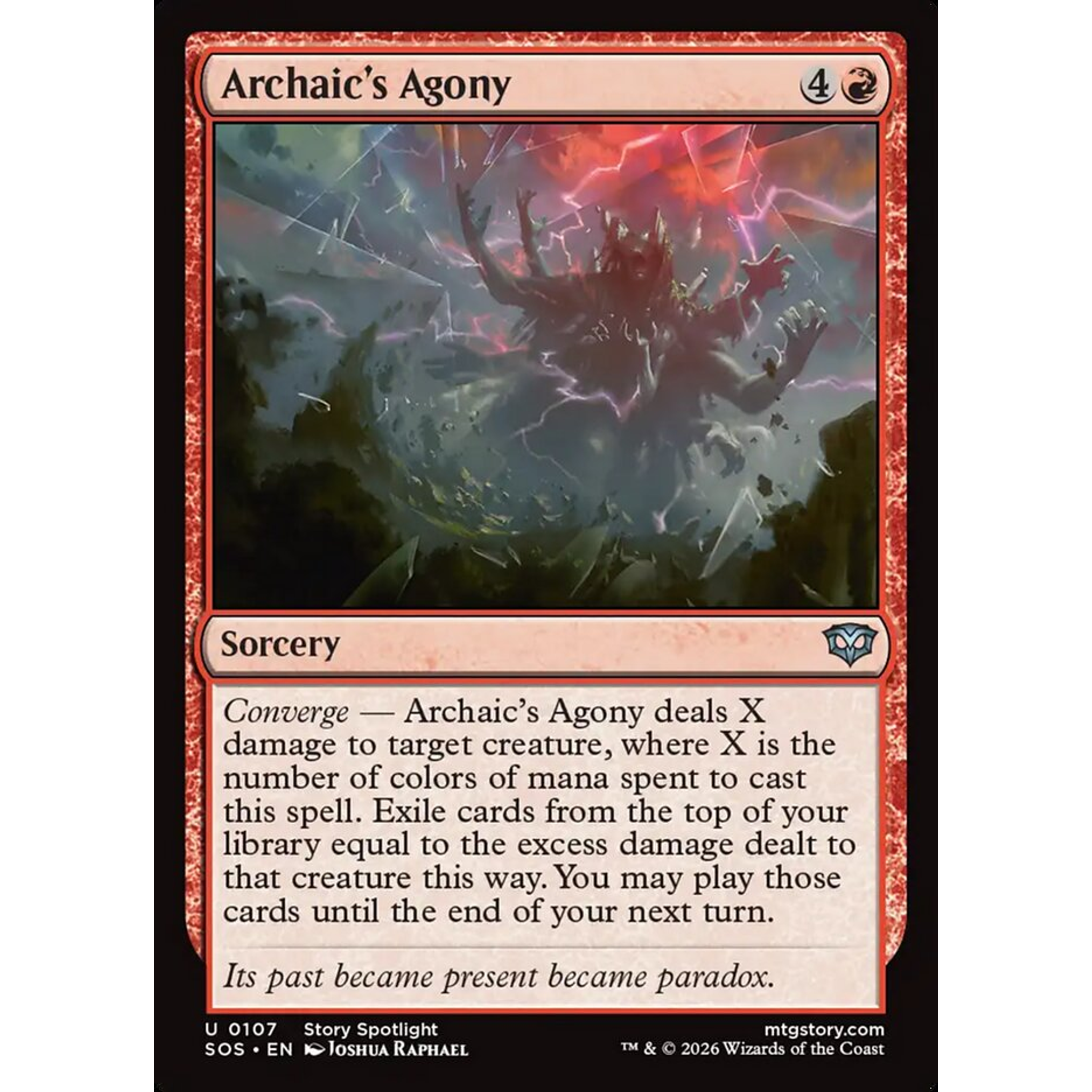 Archaic's Agony (SOS 107) — Moore Collectables UK