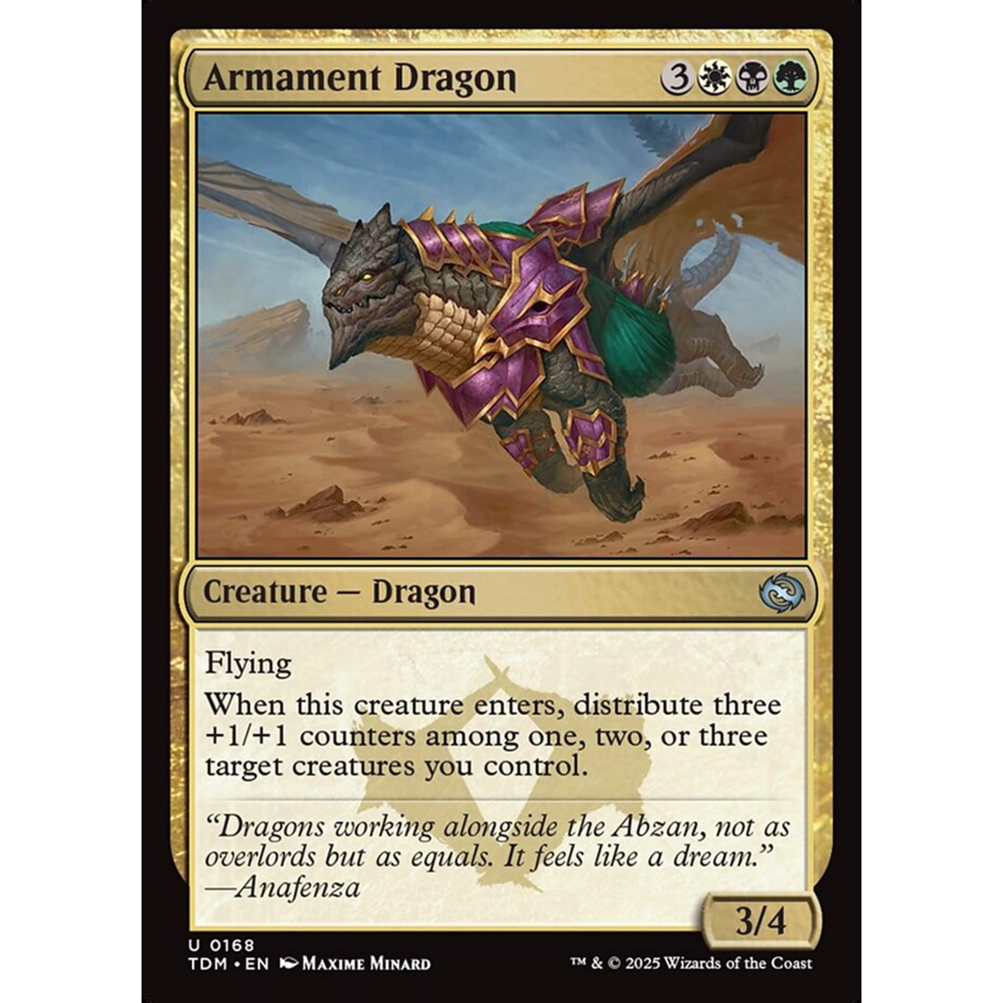 Armament Dragon (TDM 168) — Moore Collectables UK