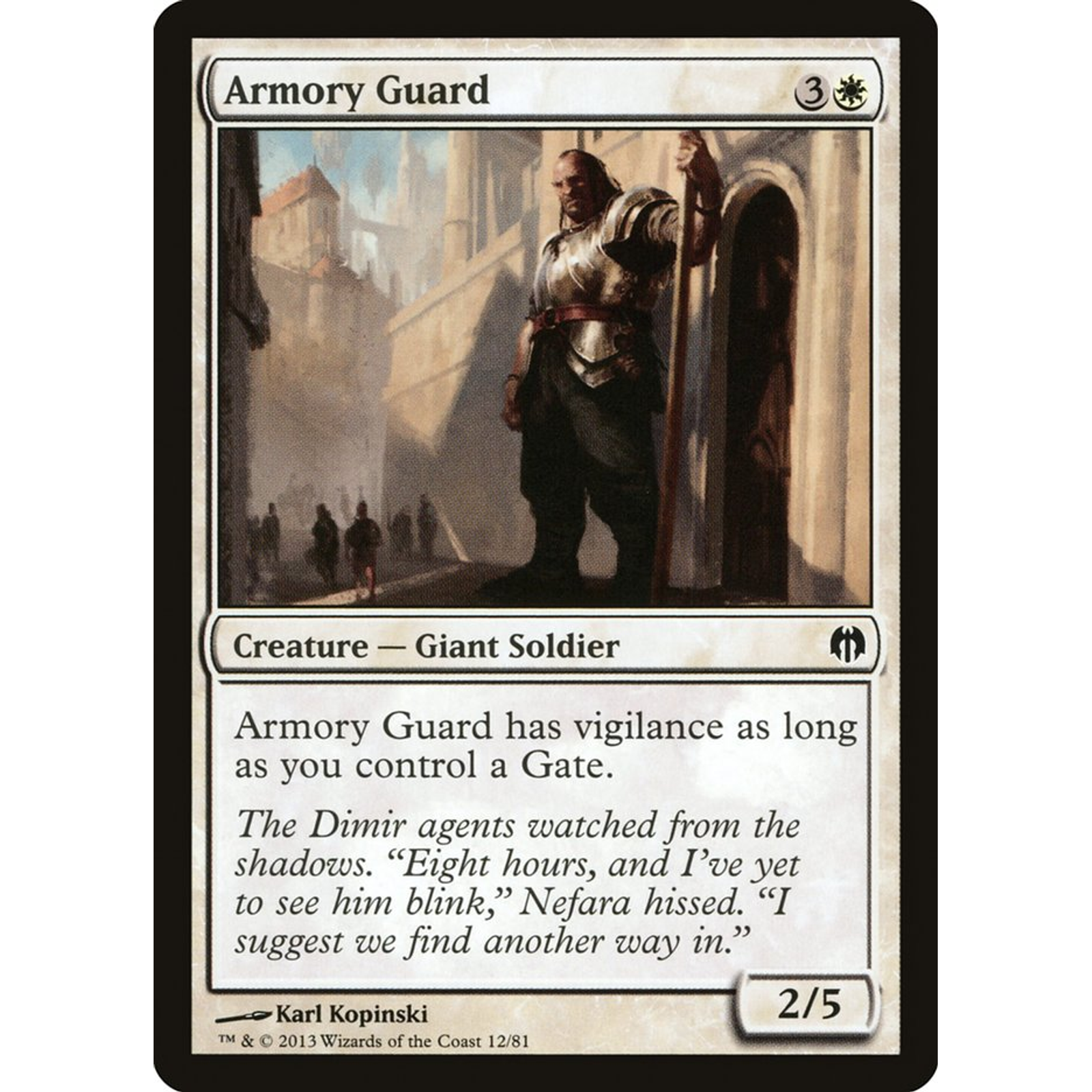 Armory Guard (DDL 12) — Moore Collectables UK