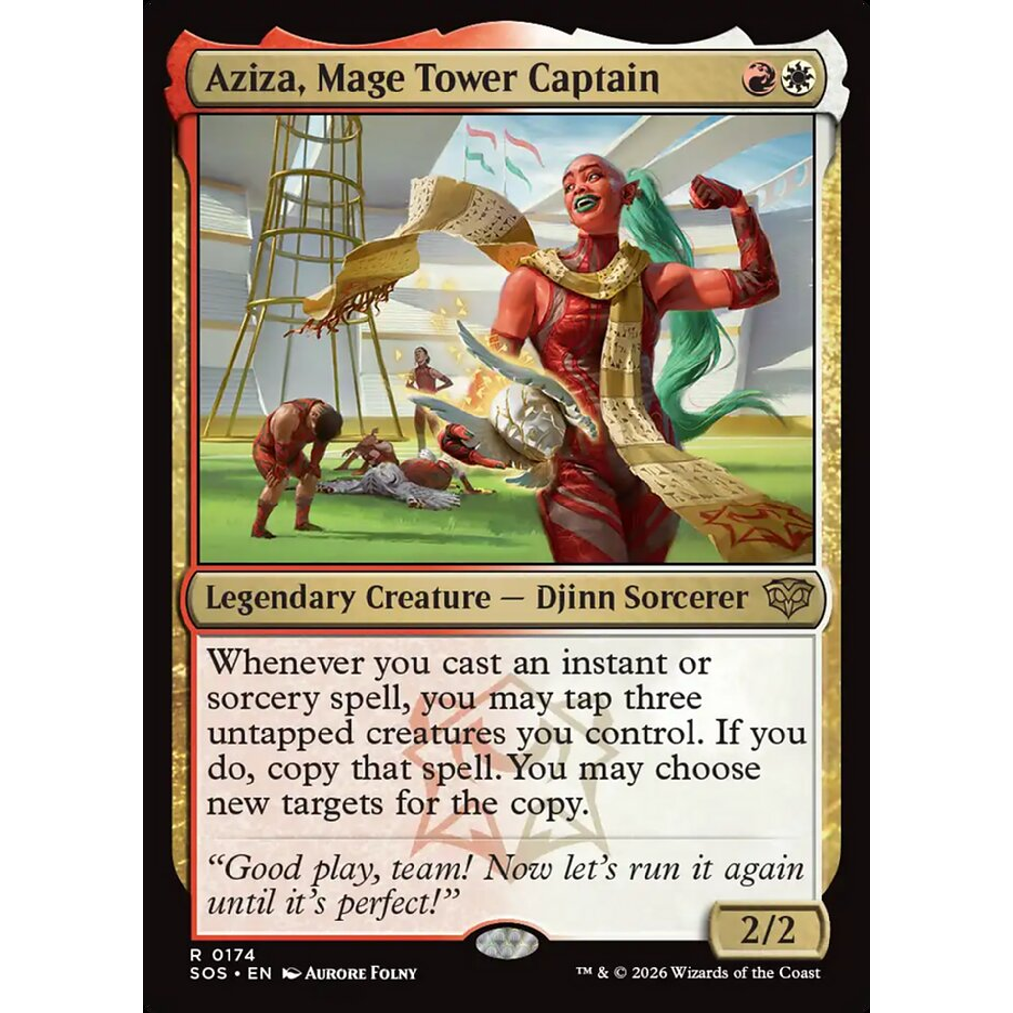 Aziza, Mage Tower Captain (SOS 174) — Moore Collectables UK