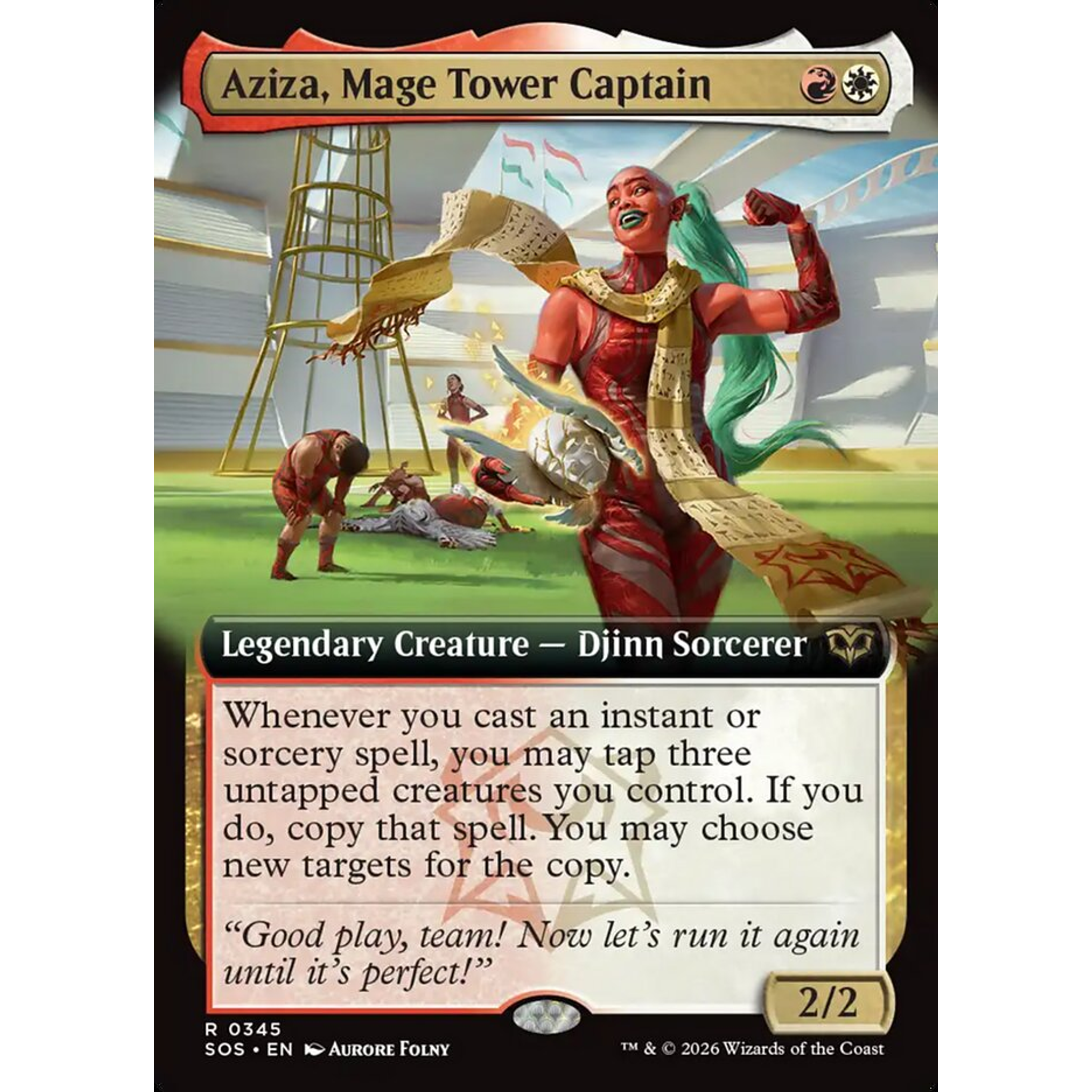 Aziza, Mage Tower Captain (SOS 345) — Moore Collectables UK