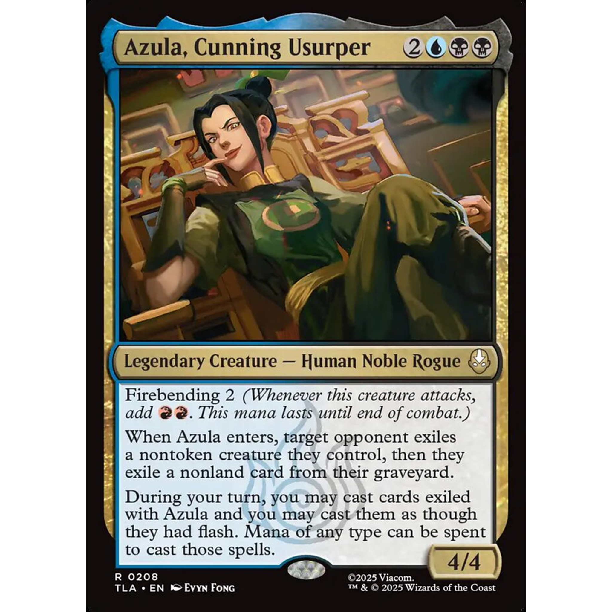 Azula, Cunning Usurper (TLA 208) — Moore Collectables UK