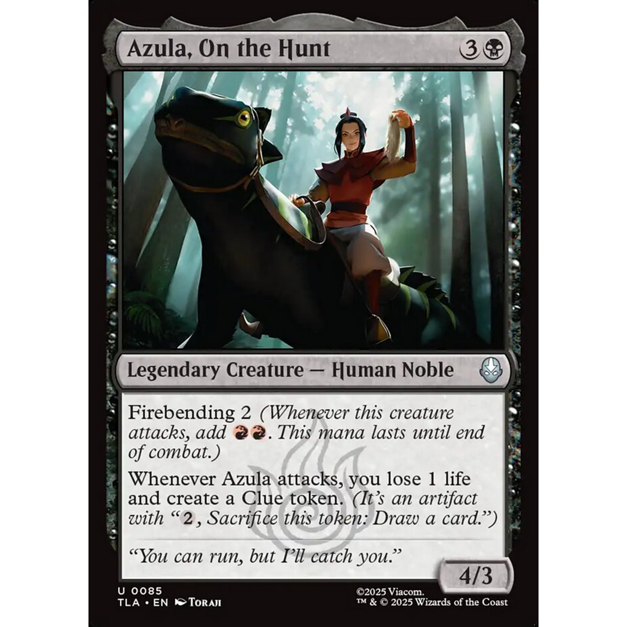 Azula, On the Hunt (TLA 85) — Moore Collectables UK