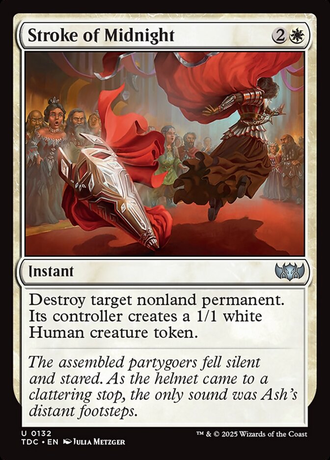 Stroke of Midnight – Uncommon Magic: The Gathering card from Tarkir: Dragonstorm Commander (#132)