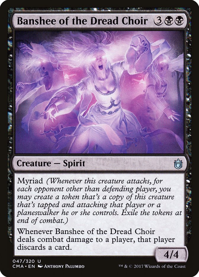 Banshee of the Dread Choir – Uncommon Magic: The Gathering card from Commander Anthology (#47)