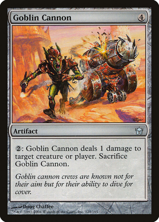 Goblin Cannon – Uncommon Magic: The Gathering card from Fifth Dawn (#125)