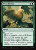 Warg Tactics – Common Magic: The Gathering card from The Hobbit (#139)