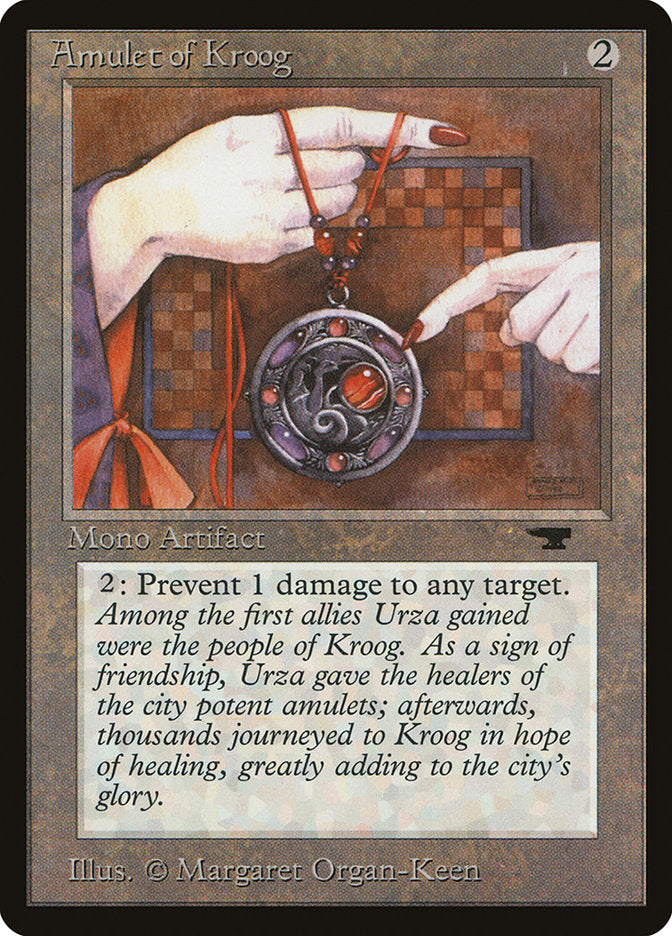 Amulet of Kroog – Common Magic: The Gathering card from Antiquities (#36)