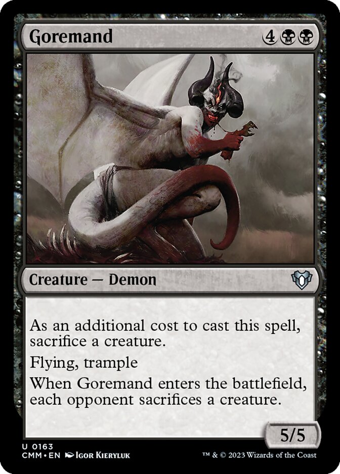 Goremand – Uncommon Magic: The Gathering card from Commander Masters (#163)