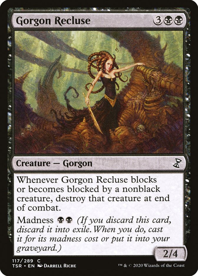 Gorgon Recluse – Common Magic: The Gathering card from Time Spiral Remastered (#117)