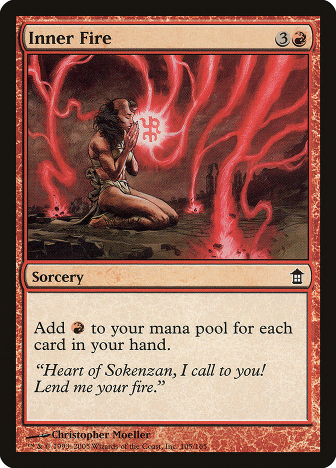 Inner Fire – Common Magic: The Gathering card from Saviors of Kamigawa (#105)