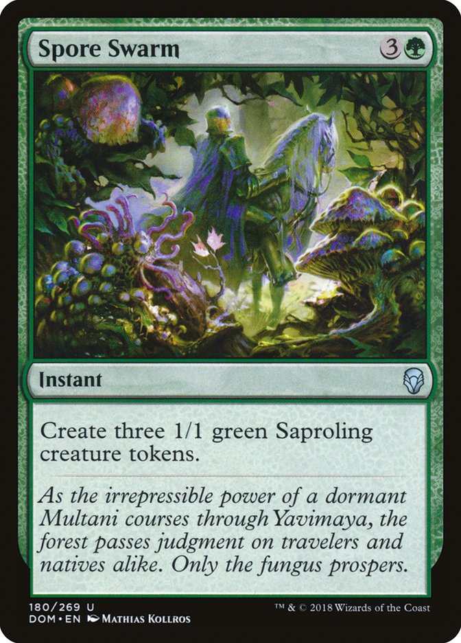 Spore Swarm – Uncommon Magic: The Gathering card from Dominaria (#180)
