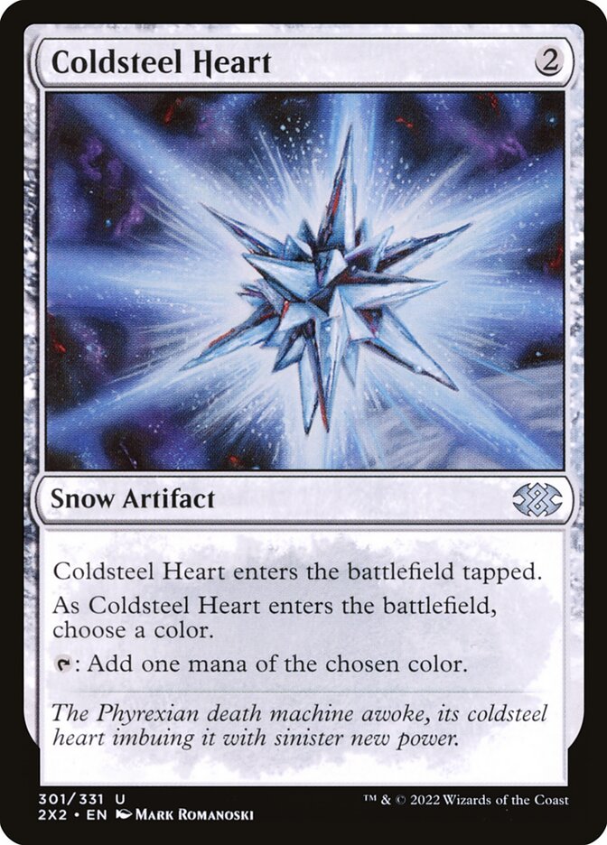 Coldsteel Heart – Uncommon Magic: The Gathering card from Double Masters 2022 (#301)