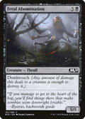 Feral Abomination – Common Magic: The Gathering card from Core Set 2020 (#101)