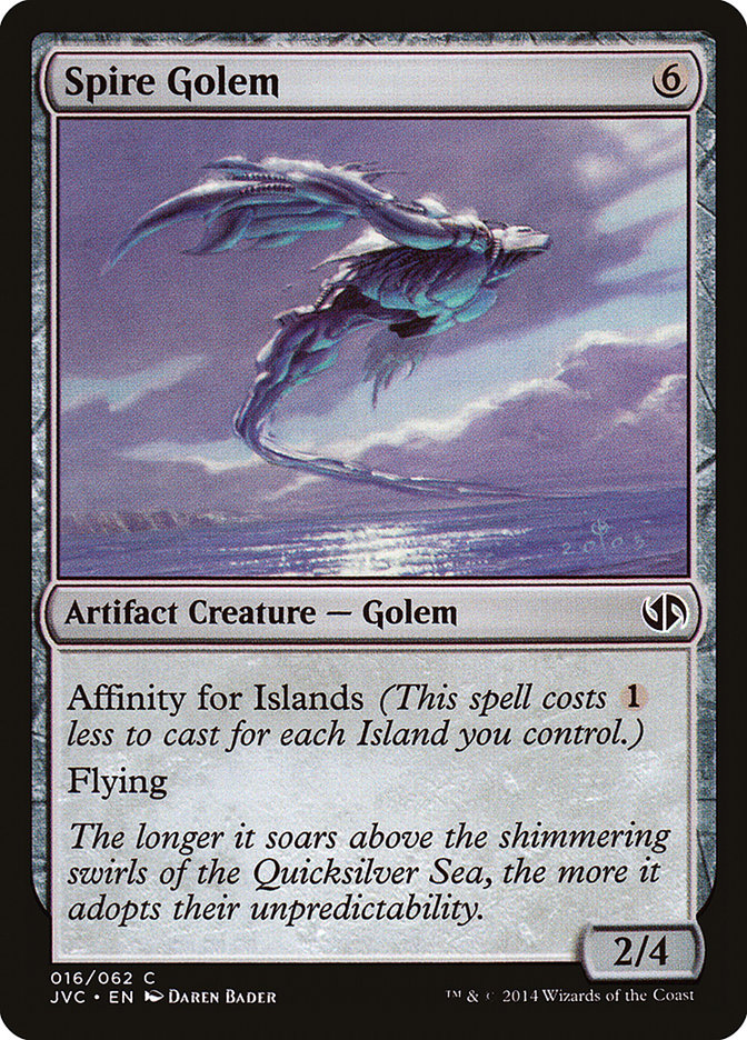 Spire Golem – Common Magic: The Gathering card from Duel Decks Anthology: Jace vs. Chandra (#16)