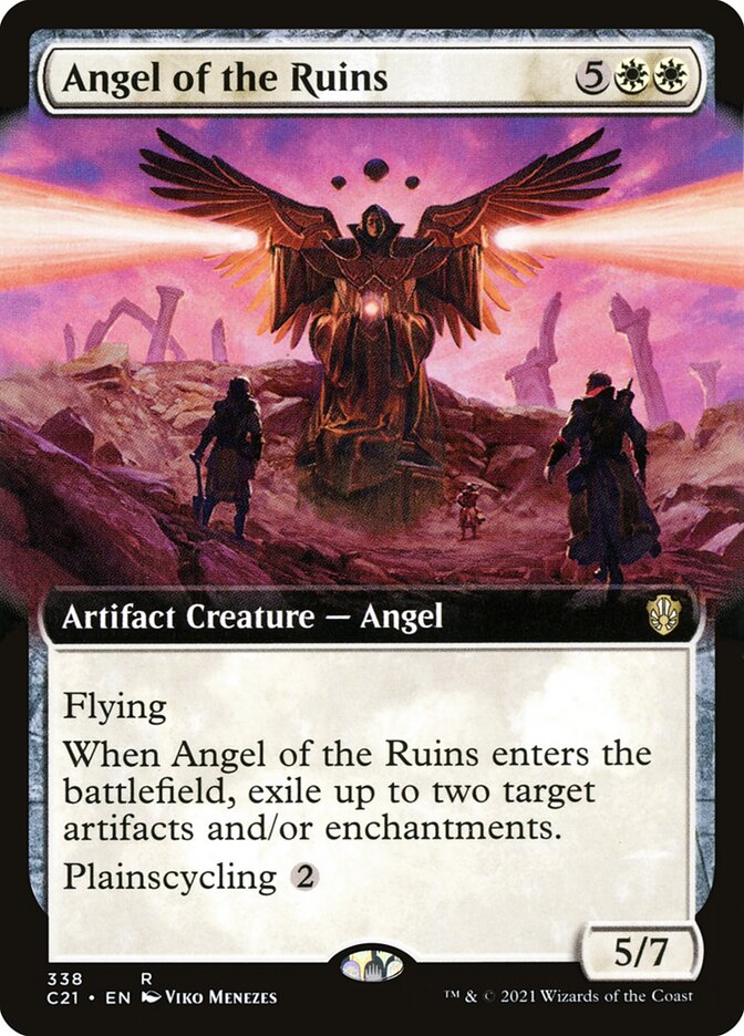 Angel of the Ruins – Rare Magic: The Gathering card from Commander 2021 (#338)