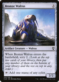 Bronze Walrus – Common Magic: The Gathering card from Commander Legends: Battle for Baldur's Gate (#302)