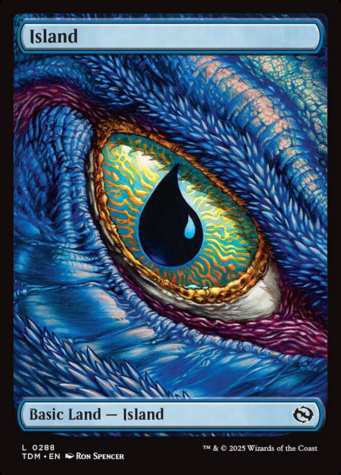 Island – Common Magic: The Gathering card from Tarkir: Dragonstorm (#288)