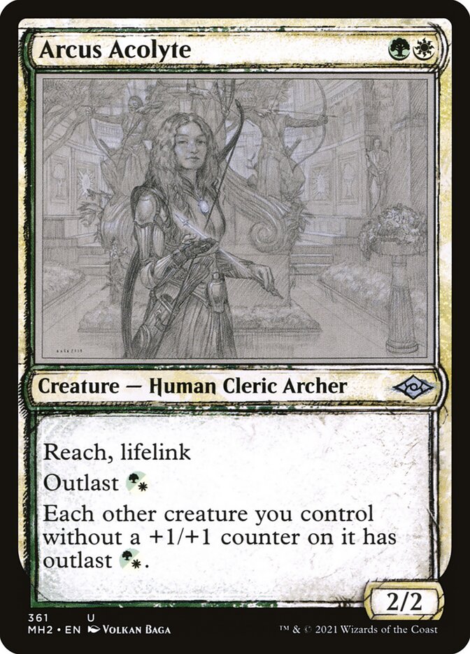 Arcus Acolyte – Uncommon Magic: The Gathering card from Modern Horizons 2 (#361)