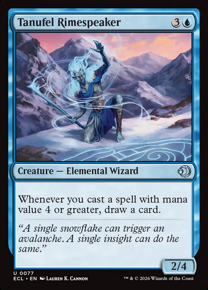 Tanufel Rimespeaker – Uncommon Magic: The Gathering card from Lorwyn Eclipsed (#77)