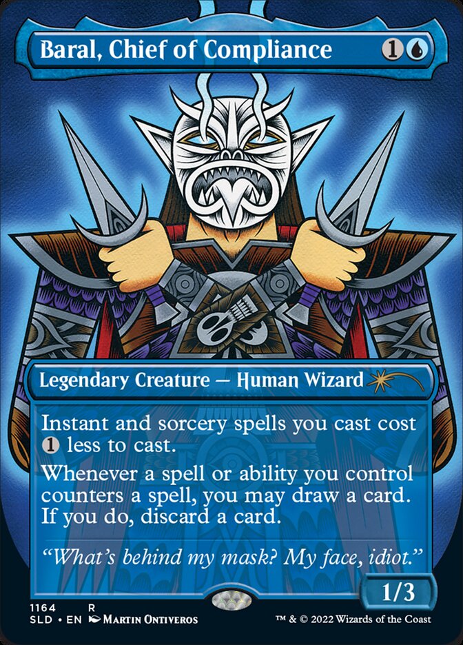 Baral, Chief of Compliance – Rare Magic: The Gathering card from Secret Lair Drop (#1164)