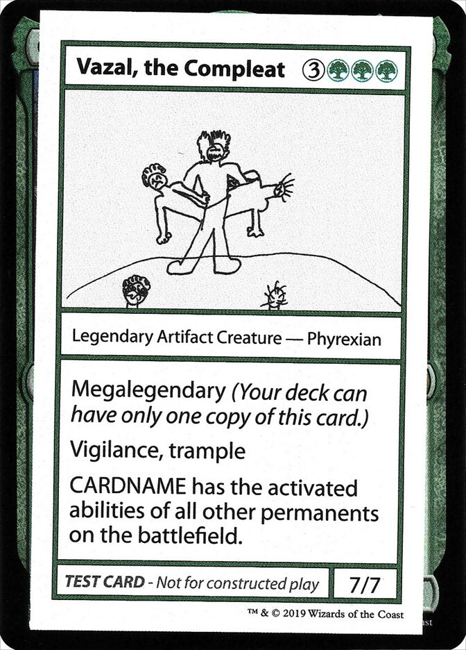 Vazal, the Compleat – Rare Magic: The Gathering card from Mystery Booster Playtest Cards 2021 (#85)