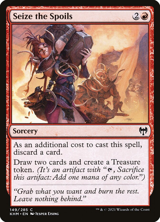Seize the Spoils – Common Magic: The Gathering card from Kaldheim (#149)