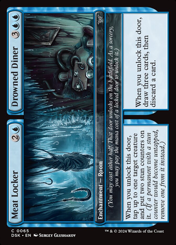 Meat Locker // Drowned Diner – Common Magic: The Gathering card from Duskmourn: House of Horror (#65)