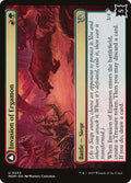 Invasion of Ergamon // Truga Cliffcharger – Uncommon Magic: The Gathering card from March of the Machine (#233)
