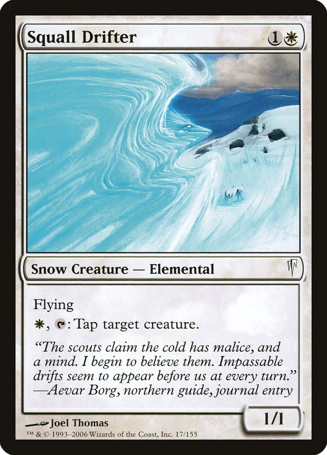 Squall Drifter – Common Magic: The Gathering card from Coldsnap (#17)
