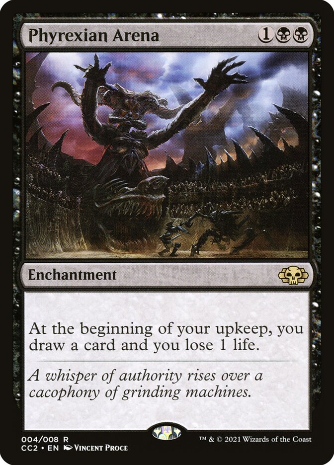 Phyrexian Arena – Rare Magic: The Gathering card from Commander Collection: Black (#4)
