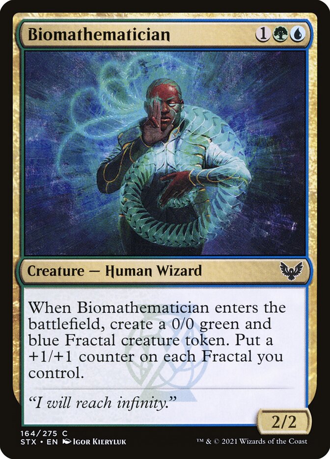 Biomathematician – Common Magic: The Gathering card from Strixhaven: School of Mages (#164)