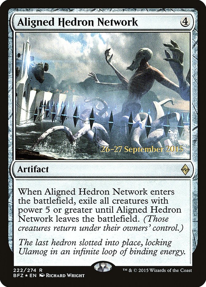Aligned Hedron Network – Rare Magic: The Gathering card from Battle for Zendikar Promos (#222s)