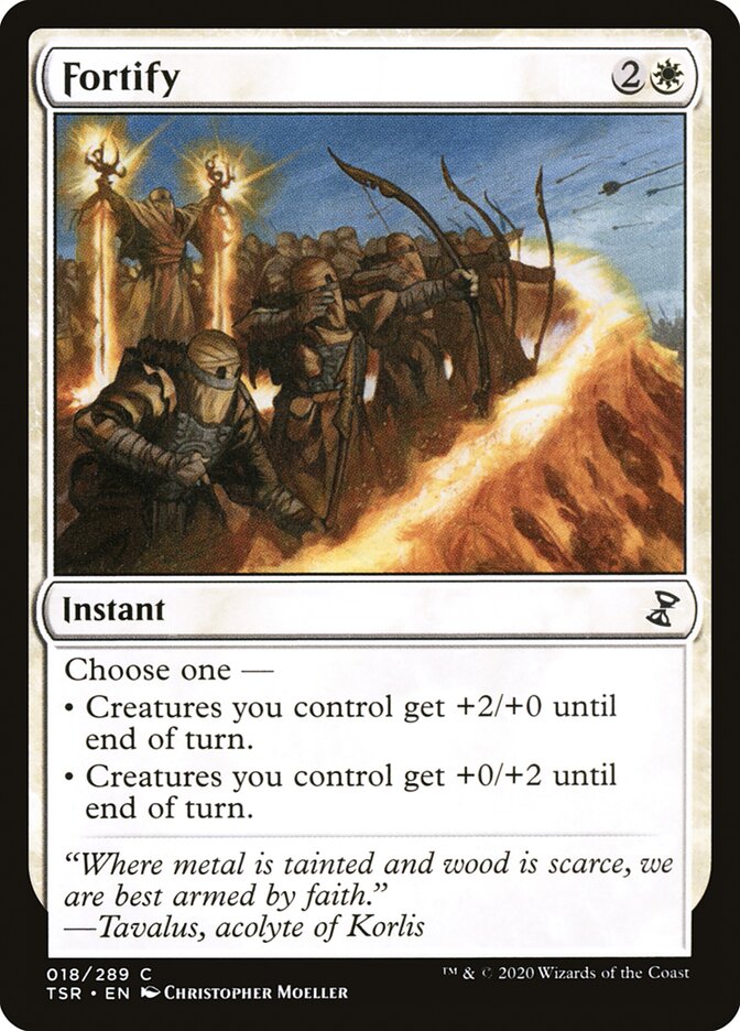 Fortify – Common Magic: The Gathering card from Time Spiral Remastered (#18)