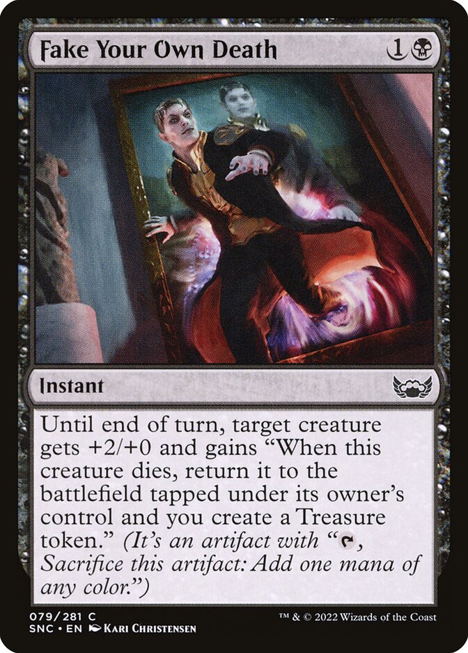 Fake Your Own Death – Common Magic: The Gathering card from Streets of New Capenna (#79)
