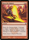 Burn the Impure – Common Magic: The Gathering card from Mirrodin Besieged (#59)