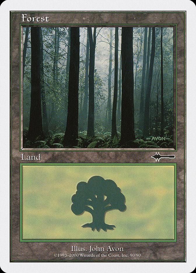 Forest – Common Magic: The Gathering card from Beatdown Box Set (#90)