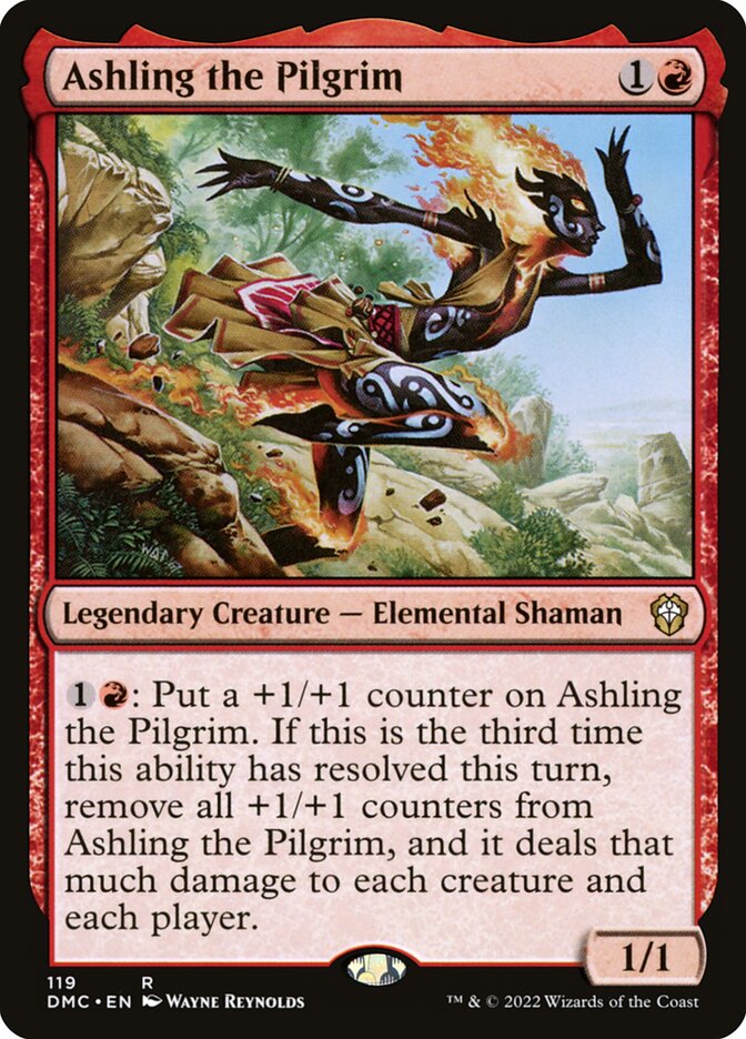 Ashling the Pilgrim – Rare Magic: The Gathering card from Dominaria United Commander (#119)