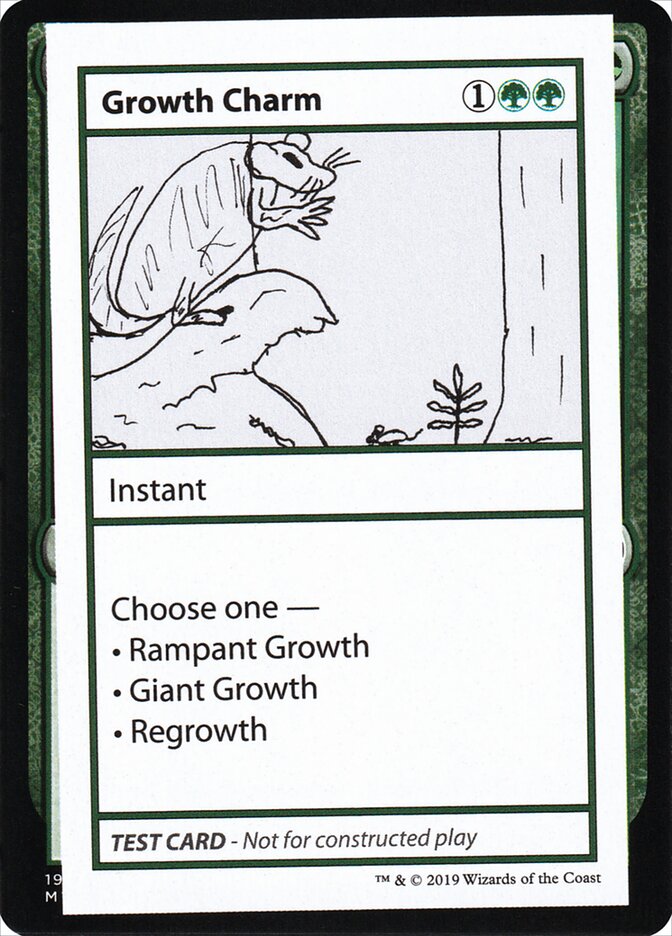Growth Charm – Rare Magic: The Gathering card from Mystery Booster Playtest Cards 2021 (#77)