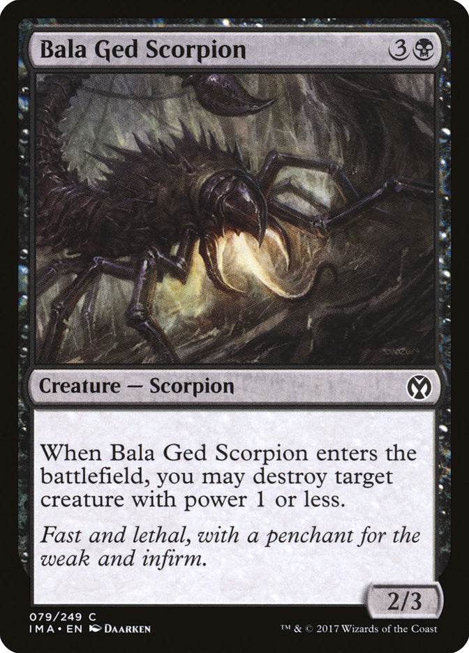 Bala Ged Scorpion – Common Magic: The Gathering card from Iconic Masters (#79)