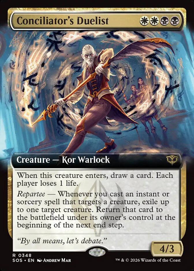 Conciliator's Duelist – Rare Magic: The Gathering card from Secrets of Strixhaven (#348)