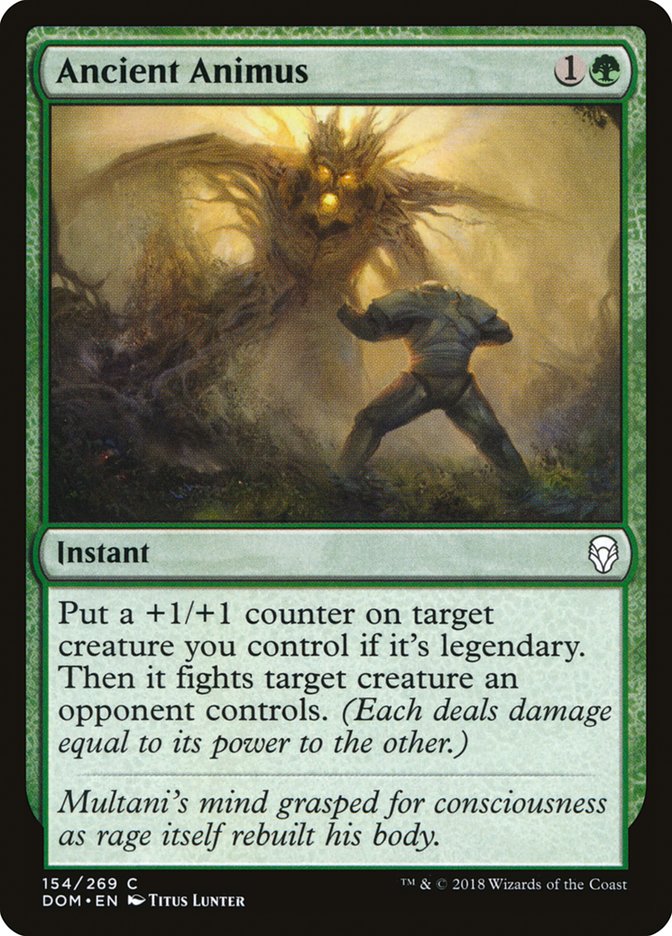 Ancient Animus – Common Magic: The Gathering card from Dominaria (#154)